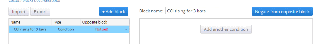 SQ Custom block added