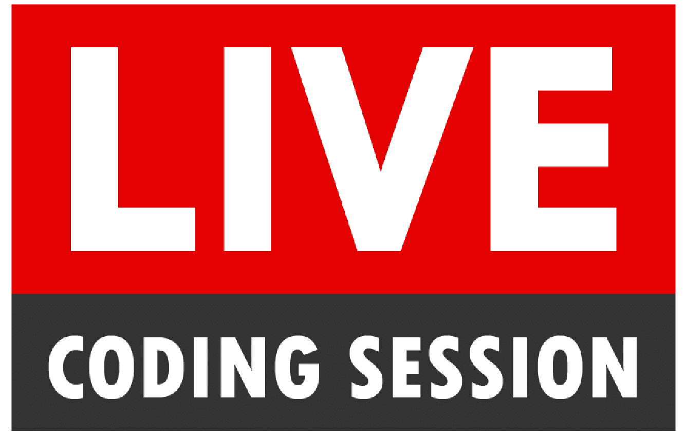 Sessões de codificação ao vivo